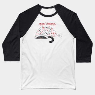 Gato santa claus Baseball T-Shirt